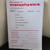 A review of metaphysics no.168/1989