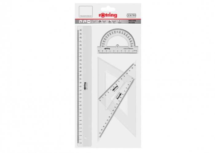 Set geometrie Rotring 4 piese