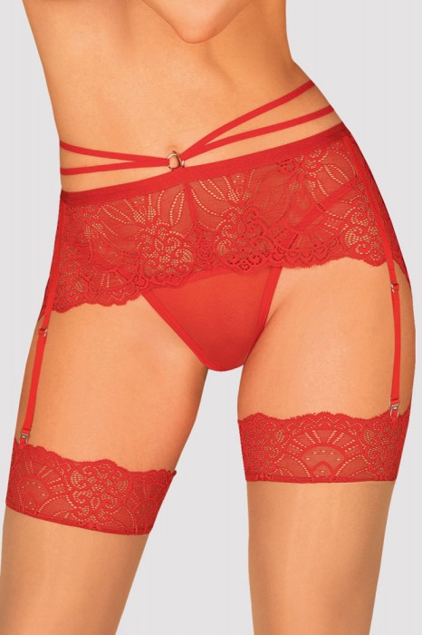 Eross portjartier Lace M Red