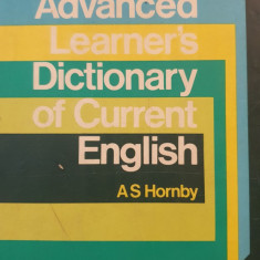 Oxford Advanced Learner's Dictionary of Current English, AS Hornby, 1040 pag