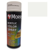 Cumpara ieftin Spray vopsea alb semnal, RAL 9003, lucioasa, Morris, 400 ml, acrilica, cu uscare rapida, pentru suprafete din lemn, metal, aluminiu, sticla, piatra si