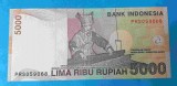 Bancnota veche Indonezia 5000 Rupiah 2001 - UNC bancnota Necirculata SUPERBA