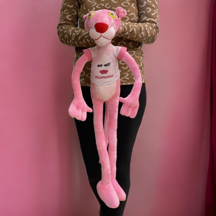 Pantera roz din plus 60cm