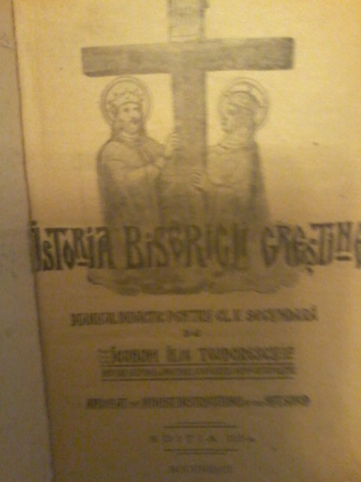 Iconom Ilie Teodorescu - Istoria bisericii creștine. (1921)