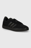 adidas sneakers din piele &icirc;ntoarsă Vl Court culoarea negru, ID9184