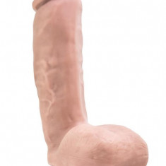 Dildo Realist Autolubrifiant Dr. Skin Realistic Feel Vanilla 22 cm