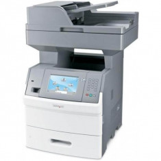 Imprimanta Multifunctionala LaserJet Monocrom, A4, Lexmark X654de, 53 pagini/minut, 30000 pagini/luna, 1200 x 1200 DPI, USB, Network, Fax, Duplex, foto