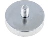 Magnet fix, neodim, 32x7mm, filet exterior M6, Elesa+Ganter - 050552