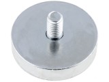 Magnet fix, neodim, 32x7mm, filet exterior M6, Elesa+Ganter - 050552