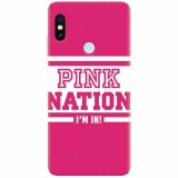 Husa silicon pentru Xiaomi Redmi S2, Pink Nation