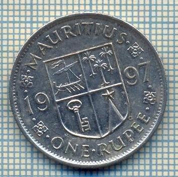 12107 MONEDA - MAURITIUS - 1 RUPEE -ANUL 1997 -STAREA CARE SE VEDE foto