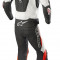 Combinezon moto piele Alpinestars 2-Teiler Atem V3 culoare negru/alb/rosu marim Cod Produs: MX_NEW 3166518123154AU