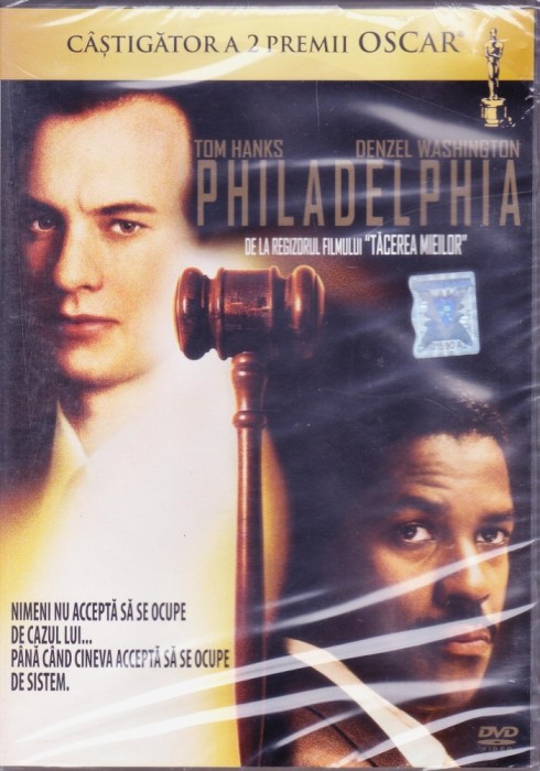 DVD Film de colectie: Philadelphia ( SIGILAT ; sub. romana - vezi descriere )