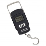 Cantar Electronic Pescuit, Ecran Digital, Baterii Incluse, 10 cm, Negru
