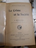 J. Maxwell - Le crime et la Societe