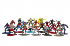 Set 20 De Figurine Metalice Cu Eroii Marvel Si Figurina Black Panther Inclusa foto