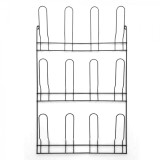 Organizator suspendat pentru pantofi,Negru, 44.5 x 6.5 x 71.8 cm