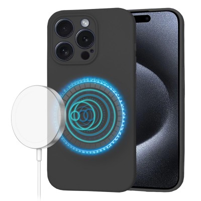 Techsuit - SoftFlex MagSafe - iPhone 15 Pro - Black foto
