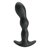 Cumpara ieftin Dop Anal Cu Vibratii Special Anal Massager, Negru, 14.5 cm