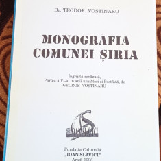 MONOGRAFIA COMUNEI SIRIA Teodor Vostinaru