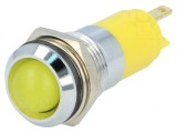 Lampă LED galbenă concavă IP67 12-14V
