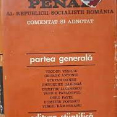 Codul penal al Republicii Socialiste Romania - partea generala