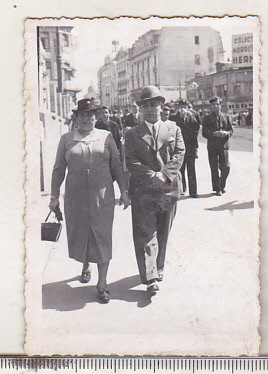 bnk foto Bucuresti 1939 - Bulevardul Elisabeta inspre Calea Victoriei foto