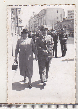 bnk foto Bucuresti 1939 - Bulevardul Elisabeta inspre Calea Victoriei