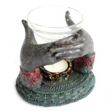 Lampa Aromaterapie Rasina, Arzator Ulei Esential, 12x12x11 cm