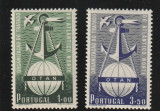 Portugalia 1952-Aniversare NATO ,serie 2 valori , Mi.778-779, Organizatii internationale, Nestampilat