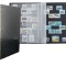 Leuchtturm clasoar pentru timbre - 16 file / 32 pagini negre , negru