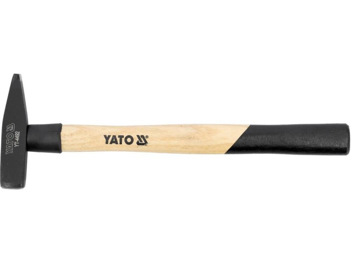 YATO Ciocan de lacatus 200g, maner din lemn, negru