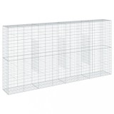 Cumpara ieftin Cos gabion cu capac, 400x50x200 cm, fier galvanizat