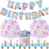Set aniversar Hilloly, latex/hartie, multicolor, 41 piese