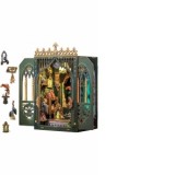 Puzzle 3D, Cotor de carte, Book Nook DIY, The Darkness Herbarium, Cutebee, 98 piese