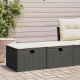 Gossi set mobilier de gradina cu perne, 2 piese poliratan/lemn acacia