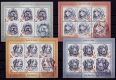 ✅RO 2019 ,LP 2230 c ,&quot;Rase de caini romanesti &quot; , mcoli de 5 marci+1vinieta ,MNH