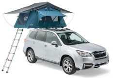 Cort auto 2 persoane Thule Ayer Blue cu prindere pe acoperis foto