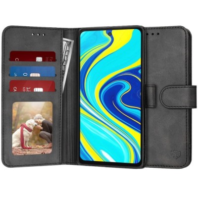Husa pentru Xiaomi Redmi Note 9S / Note 9 Pro / Note 9 Pro Max - Techsuit Diary Book - Black foto