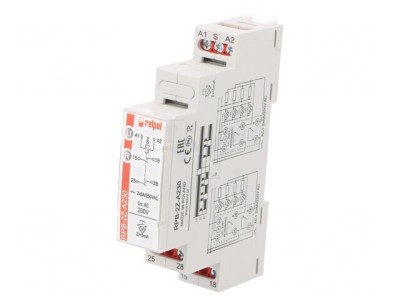 Releu Bistabil de Impulsuri DPST-NO 8A RPB-2Z-A230 foto