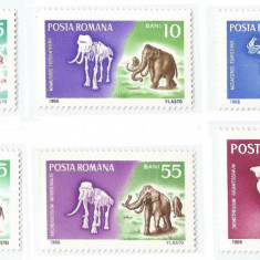 Romania, LP 641/1966, Animale preistorice, MNH