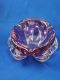 💎 Bombonieră / Bol decorativ din sticlă (stil Murano)