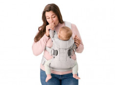 BabyBjorn - Marsupiu anatomic One Air - Greige, 3D Mesh foto