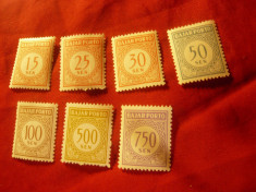 Set 7 Timbre Indonezia 1958-1962 Porto foto