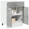 vidaXL Dulap inferior cu sertar &ldquo;Lyon&rdquo;, gri beton, 60 x 46 x 81,5 cm 856088
