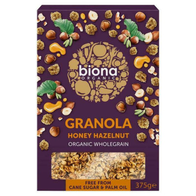 Granola cu Miere si Alune de Padure Bio 375 grame Biona foto