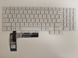 Tastatura Laptop, Lenovo, Legion Pro 5 16IRX10 Type 83NN, iluminata, RGB Per Key, 24 pini, alba, layout US