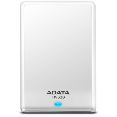 ADATA External HDD HV620, 2TB, White, SuperSpeed USB 3.1 foto