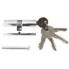 Butuc Usa Crom 80mm, Cilindru Otel, 5 Chei (40x40mm)