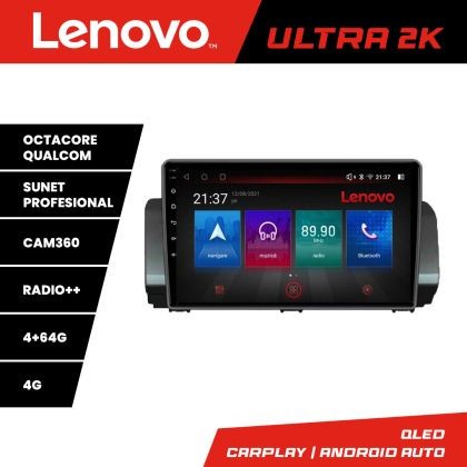 Navigatie Dacia Logan Sandero Jogger LOGAN-2022 Android radio gps internet 8 core QLED Qualcomm 4+64 360 Lenovo CarStore Technology